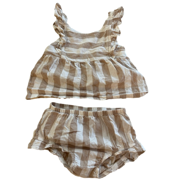 Carters 2 piece 6 month baby girl dress and bloomer set. - Picture 1 of 4